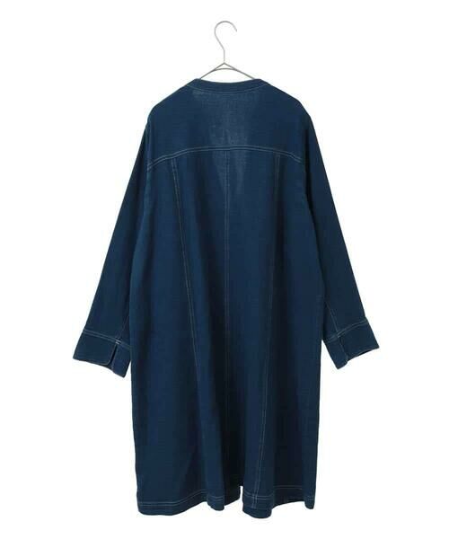 HIROKO BIS GRANDE / ヒロコビス グランデ その他アウター | 【大きいサイズ】二重織りガーゼライトデニムコート | 詳細1