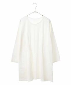 HIROKO BIS GRANDE / ヒロコビス グランデ チュニック | 【大きいサイズ】ピンタックポイントコットンチュニック
