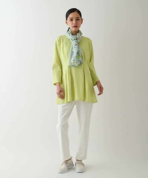 HIROKO BIS GRANDE / ヒロコビス グランデ チュニック | 【大きいサイズ】ピンタックポイントコットンチュニック | 詳細11