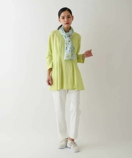 HIROKO BIS GRANDE / ヒロコビス グランデ チュニック | 【大きいサイズ】ピンタックポイントコットンチュニック | 詳細12