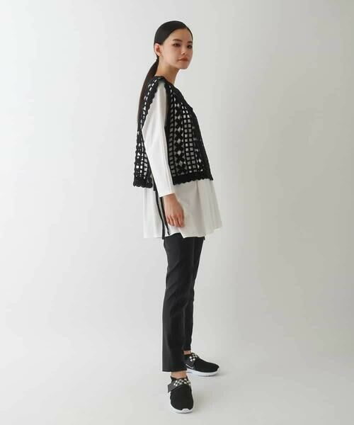 HIROKO BIS GRANDE / ヒロコビス グランデ チュニック | 【大きいサイズ】ピンタックポイントコットンチュニック | 詳細14