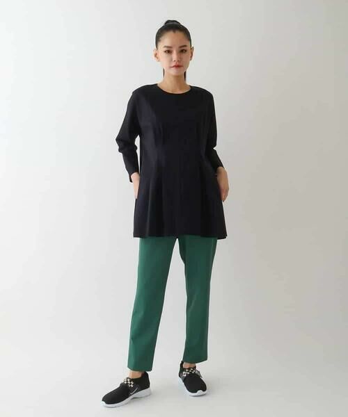 HIROKO BIS GRANDE / ヒロコビス グランデ チュニック | 【大きいサイズ】ピンタックポイントコットンチュニック | 詳細6