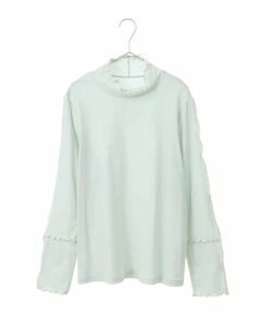 HIROKO BIS GRANDE / ヒロコビス グランデ カットソー | 【大きいサイズ】メロウポイントハイネックプルオーバー