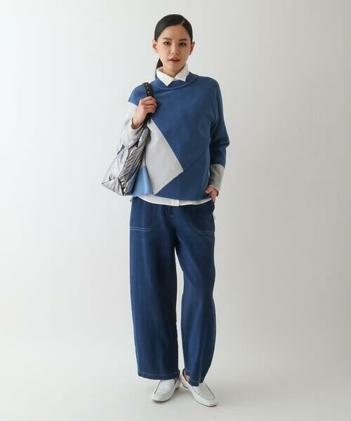 HIROKO BIS GRANDE / ヒロコビス グランデ その他パンツ | 【大きいサイズ】二重織りガーゼデニムパンツ | 詳細10