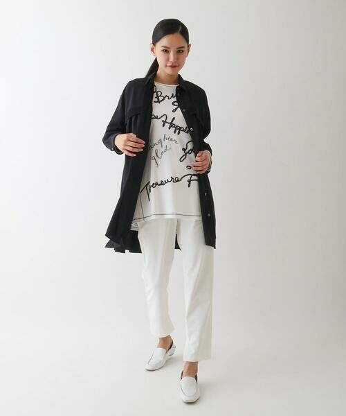 HIROKO BIS GRANDE / ヒロコビス グランデ ショート・ハーフ・半端丈パンツ | 【大きいサイズ】ベンツスリットクロップドパンツ | 詳細11