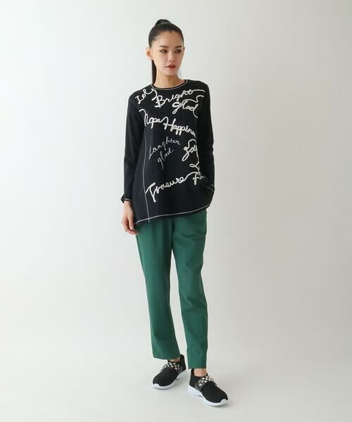 HIROKO BIS GRANDE / ヒロコビス グランデ ショート・ハーフ・半端丈パンツ | 【大きいサイズ】ベンツスリットクロップドパンツ | 詳細12