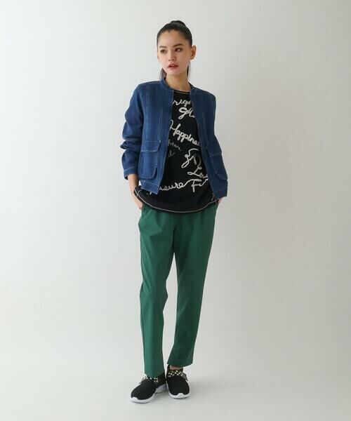 HIROKO BIS GRANDE / ヒロコビス グランデ ショート・ハーフ・半端丈パンツ | 【大きいサイズ】ベンツスリットクロップドパンツ | 詳細14