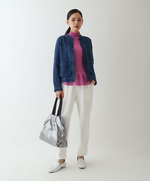 HIROKO BIS GRANDE / ヒロコビス グランデ ショート・ハーフ・半端丈パンツ | 【大きいサイズ】ベンツスリットクロップドパンツ | 詳細15