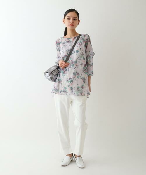 HIROKO BIS GRANDE / ヒロコビス グランデ ショート・ハーフ・半端丈パンツ | 【大きいサイズ】ベンツスリットクロップドパンツ | 詳細16