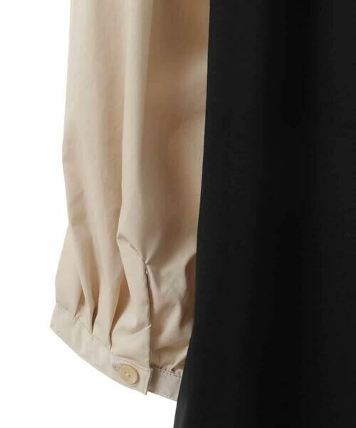 HIROKO BIS GRANDE / ヒロコビス グランデ ロング・マキシ丈ワンピース | 【大きいサイズ】異素材切り替えデザインワンピース | 詳細15