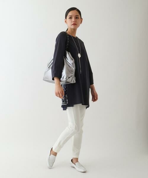 HIROKO BIS GRANDE / ヒロコビス グランデ チノ・ワークパンツ | 【大きいサイズ】ハイストレッチ快適レギンスパンツ | 詳細14