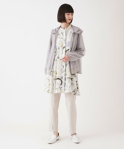 HIROKO BIS GRANDE / ヒロコビス グランデ チュニック | 【大きいサイズ】ポップアートデザインチュニック丈ブラウス /洗濯機で洗える | 詳細15