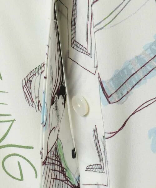 HIROKO BIS GRANDE / ヒロコビス グランデ チュニック | 【大きいサイズ】ポップアートデザインチュニック丈ブラウス /洗濯機で洗える | 詳細6