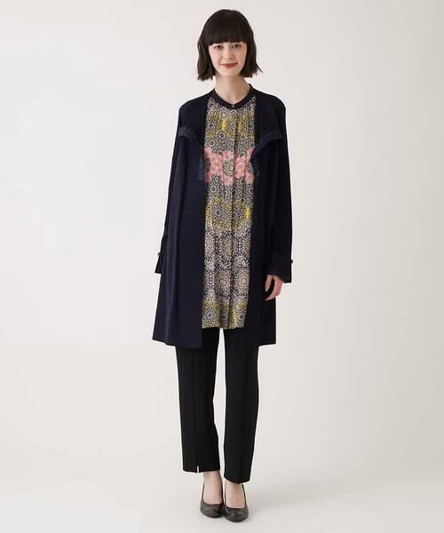 HIROKO BIS GRANDE / ヒロコビス グランデ チュニック | 【大きいサイズ】ヴィンテージ風総柄ブラウス /洗濯機で洗える | 詳細15