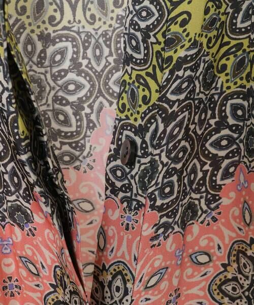 HIROKO BIS GRANDE / ヒロコビス グランデ チュニック | 【大きいサイズ】ヴィンテージ風総柄ブラウス /洗濯機で洗える | 詳細3