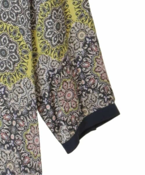 HIROKO BIS GRANDE / ヒロコビス グランデ チュニック | 【大きいサイズ】ヴィンテージ風総柄ブラウス /洗濯機で洗える | 詳細4