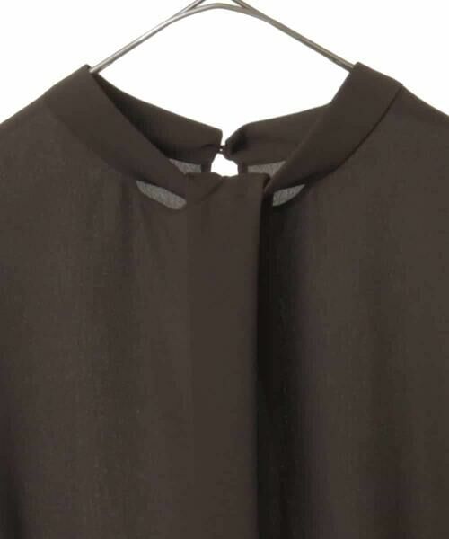 HIROKO BIS GRANDE / ヒロコビス グランデ シャツ・ブラウス | 【大きいサイズ】ドレープアクセントジョーゼットブラウス /洗濯機で洗える | 詳細2