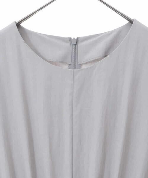 HIROKO BIS GRANDE / ヒロコビス グランデ ロング・マキシ丈ワンピース | 【大きいサイズ】ドレープワッシャーワンピース /洗える | 詳細2