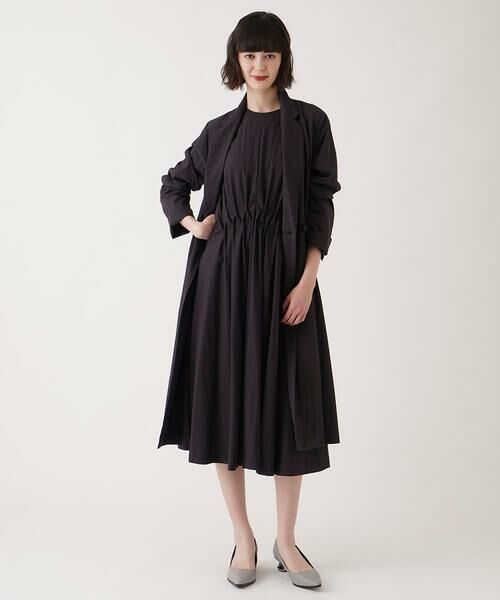 HIROKO BIS GRANDE / ヒロコビス グランデ ロング・マキシ丈ワンピース | 【大きいサイズ】ドレープワッシャーワンピース /洗える | 詳細23