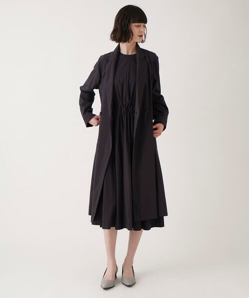 HIROKO BIS GRANDE / ヒロコビス グランデ ロング・マキシ丈ワンピース | 【大きいサイズ】ドレープワッシャーワンピース /洗える | 詳細24