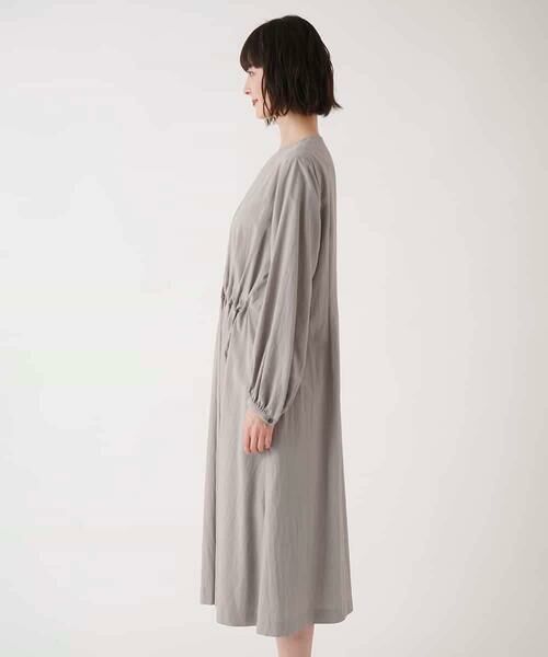 HIROKO BIS GRANDE / ヒロコビス グランデ ロング・マキシ丈ワンピース | 【大きいサイズ】ドレープワッシャーワンピース /洗える | 詳細5