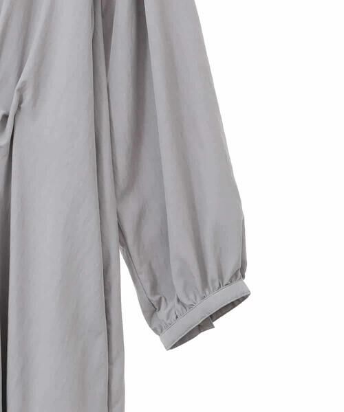 HIROKO BIS GRANDE / ヒロコビス グランデ ロング・マキシ丈ワンピース | 【大きいサイズ】ドレープワッシャーワンピース /洗える | 詳細6