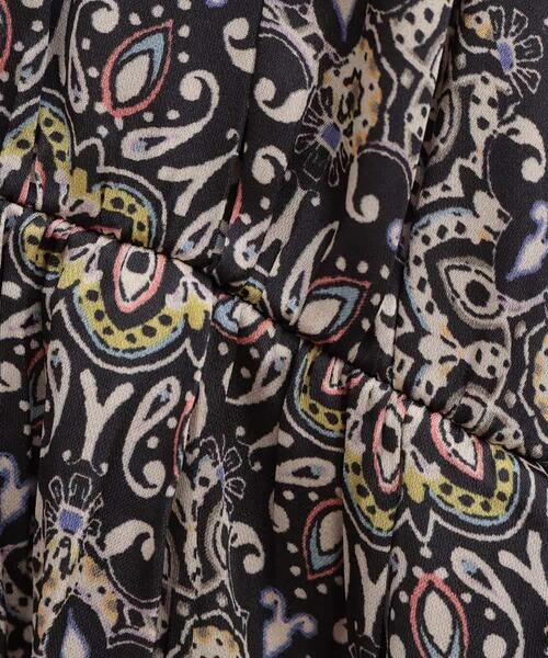 HIROKO BIS GRANDE / ヒロコビス グランデ ロング・マキシ丈ワンピース | 【大きいサイズ】ヴィンテージ風モチーフ総柄ワンピース /洗濯機で洗える | 詳細7