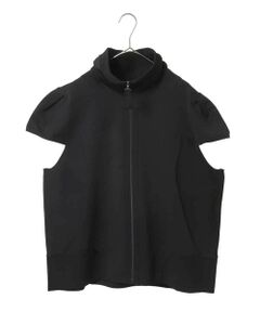 HIROKO BIS GRANDE / ヒロコビス グランデ ベスト | 【大きいサイズ】キャップスリーブニットジレ /洗える