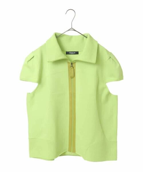 HIROKO BIS GRANDE / ヒロコビス グランデ ベスト | 【大きいサイズ】キャップスリーブニットジレ /洗える | 詳細6