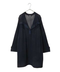 HIROKO BIS GRANDE / ヒロコビス グランデ カーディガン・ボレロ | 【大きいサイズ】ピコテープジョイントニットカーディガン