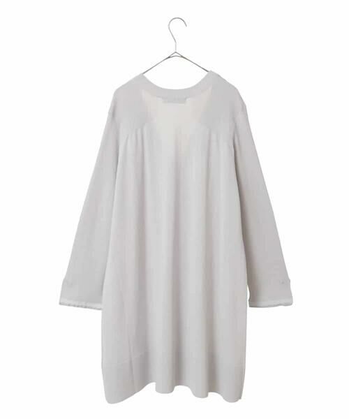 HIROKO BIS GRANDE / ヒロコビス グランデ カーディガン・ボレロ | 【大きいサイズ】ピコテープジョイントニットカーディガン | 詳細1