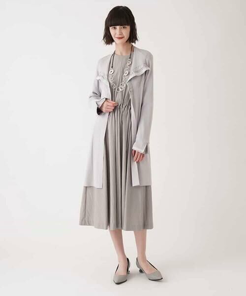 HIROKO BIS GRANDE / ヒロコビス グランデ カーディガン・ボレロ | 【大きいサイズ】ピコテープジョイントニットカーディガン | 詳細11