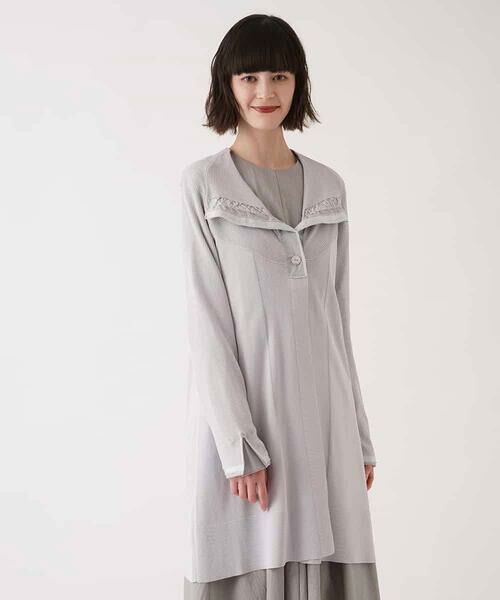 HIROKO BIS GRANDE / ヒロコビス グランデ カーディガン・ボレロ | 【大きいサイズ】ピコテープジョイントニットカーディガン | 詳細14