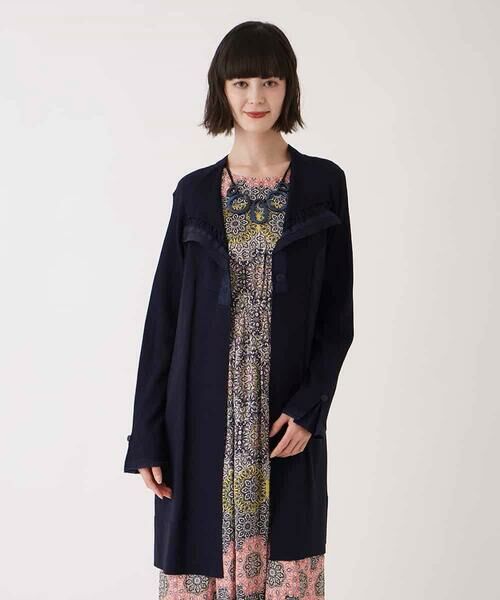 HIROKO BIS GRANDE / ヒロコビス グランデ カーディガン・ボレロ | 【大きいサイズ】ピコテープジョイントニットカーディガン | 詳細7