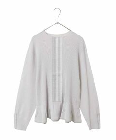 HIROKO BIS GRANDE / ヒロコビス グランデ ニット・セーター | 【大きいサイズ】ピコテープジョイントニットプルオーバー
