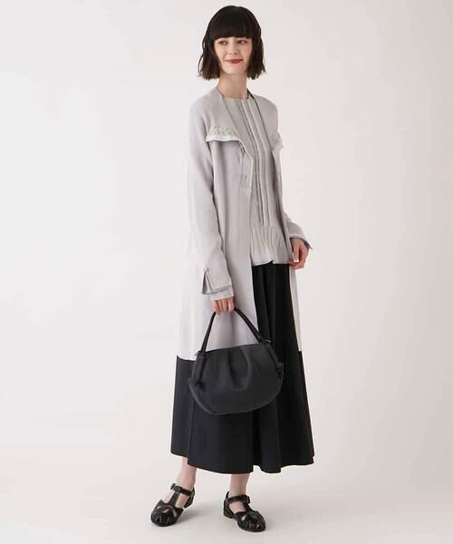 HIROKO BIS GRANDE / ヒロコビス グランデ ニット・セーター | 【大きいサイズ】ピコテープジョイントニットプルオーバー | 詳細14