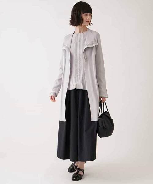 HIROKO BIS GRANDE / ヒロコビス グランデ ニット・セーター | 【大きいサイズ】ピコテープジョイントニットプルオーバー | 詳細15