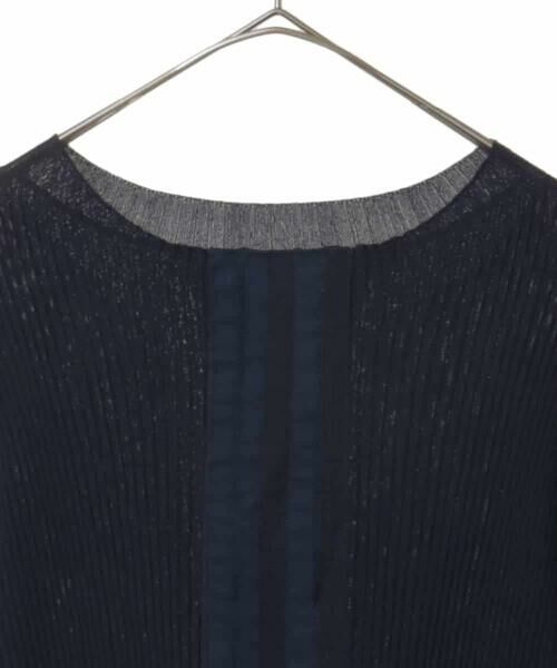 HIROKO BIS GRANDE / ヒロコビス グランデ ニット・セーター | 【大きいサイズ】ピコテープジョイントニットプルオーバー | 詳細2