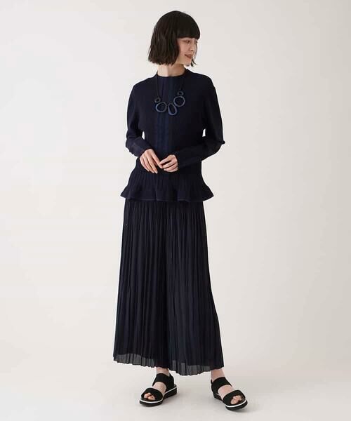 HIROKO BIS GRANDE / ヒロコビス グランデ ニット・セーター | 【大きいサイズ】ピコテープジョイントニットプルオーバー | 詳細21