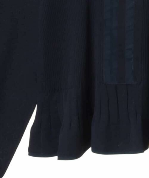 HIROKO BIS GRANDE / ヒロコビス グランデ ニット・セーター | 【大きいサイズ】ピコテープジョイントニットプルオーバー | 詳細4