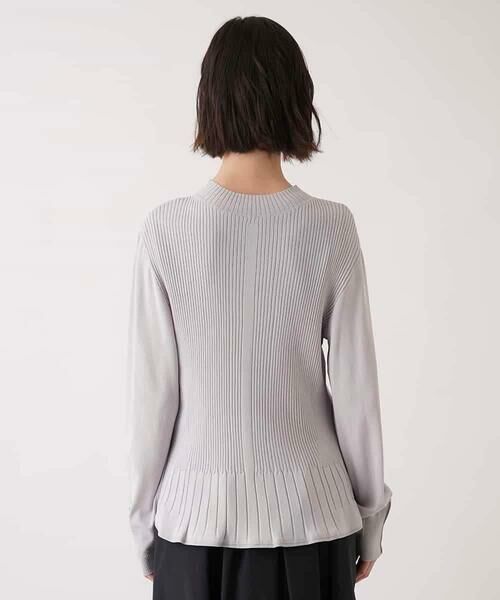 HIROKO BIS GRANDE / ヒロコビス グランデ ニット・セーター | 【大きいサイズ】ピコテープジョイントニットプルオーバー | 詳細9
