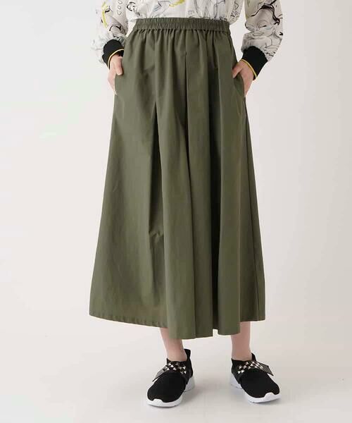 HIROKO BIS GRANDE / ヒロコビス グランデ ロング・マキシ丈スカート | タックボリュームスカート /洗濯機で洗える | 詳細1