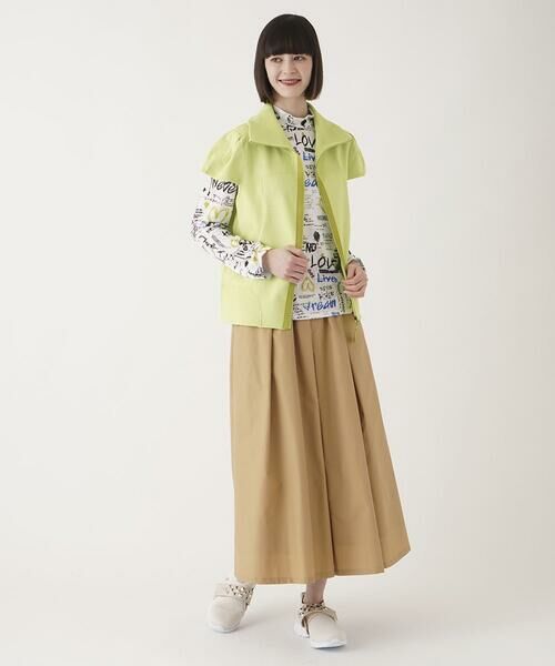 HIROKO BIS GRANDE / ヒロコビス グランデ ロング・マキシ丈スカート | タックボリュームスカート /洗濯機で洗える | 詳細16