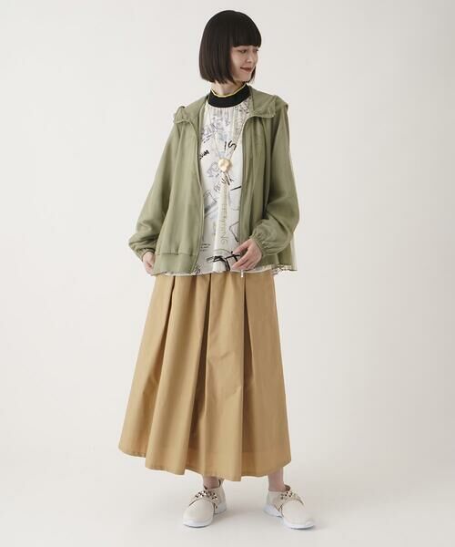 HIROKO BIS GRANDE / ヒロコビス グランデ ロング・マキシ丈スカート | タックボリュームスカート /洗濯機で洗える | 詳細17