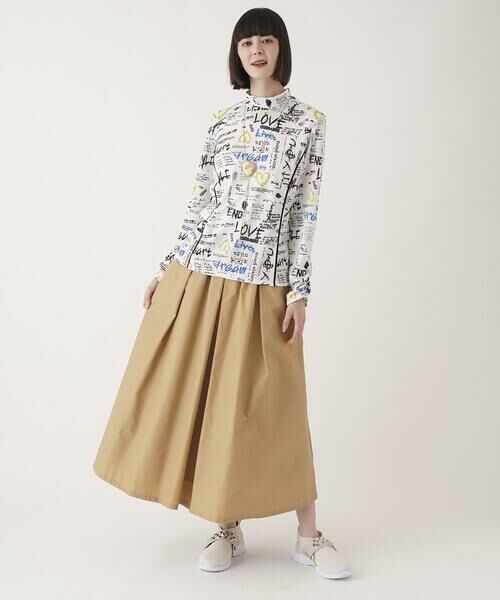 HIROKO BIS GRANDE / ヒロコビス グランデ ロング・マキシ丈スカート | タックボリュームスカート /洗濯機で洗える | 詳細20