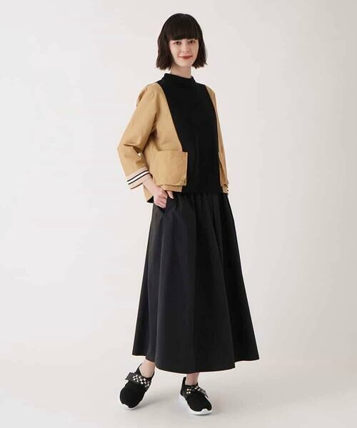 HIROKO BIS GRANDE / ヒロコビス グランデ ロング・マキシ丈スカート | タックボリュームスカート /洗濯機で洗える | 詳細5