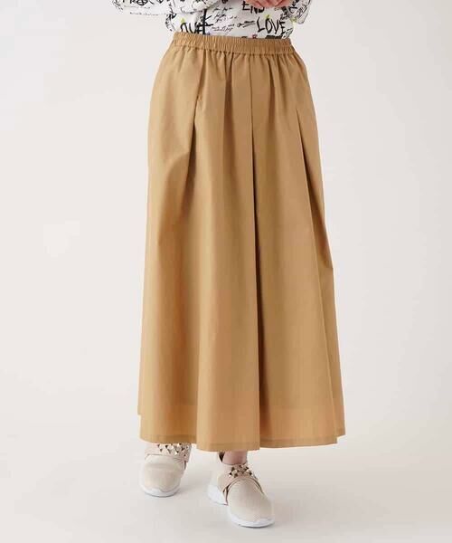 HIROKO BIS GRANDE / ヒロコビス グランデ ロング・マキシ丈スカート | タックボリュームスカート /洗濯機で洗える | 詳細25