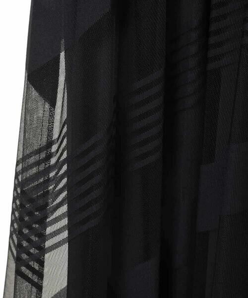 HIROKO BIS GRANDE / ヒロコビス グランデ ロング・マキシ丈スカート | 【大きいサイズ】ランダムストライプチュールスカート /洗える | 詳細5