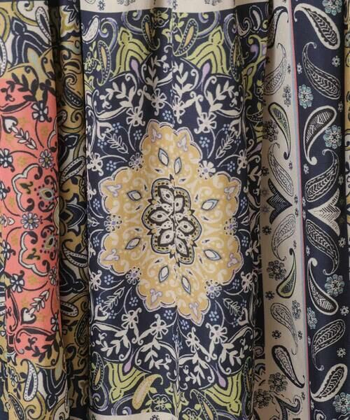 HIROKO BIS GRANDE / ヒロコビス グランデ ロング・マキシ丈スカート | 【大きいサイズ】ヴィンテージ風総柄フレアスカート /洗濯機で洗える | 詳細5