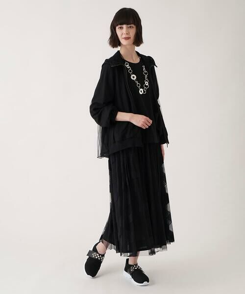 HIROKO BIS GRANDE / ヒロコビス グランデ その他アウター | 【大きいサイズ】チュールシフォンレイヤードブルゾン /洗える | 詳細17